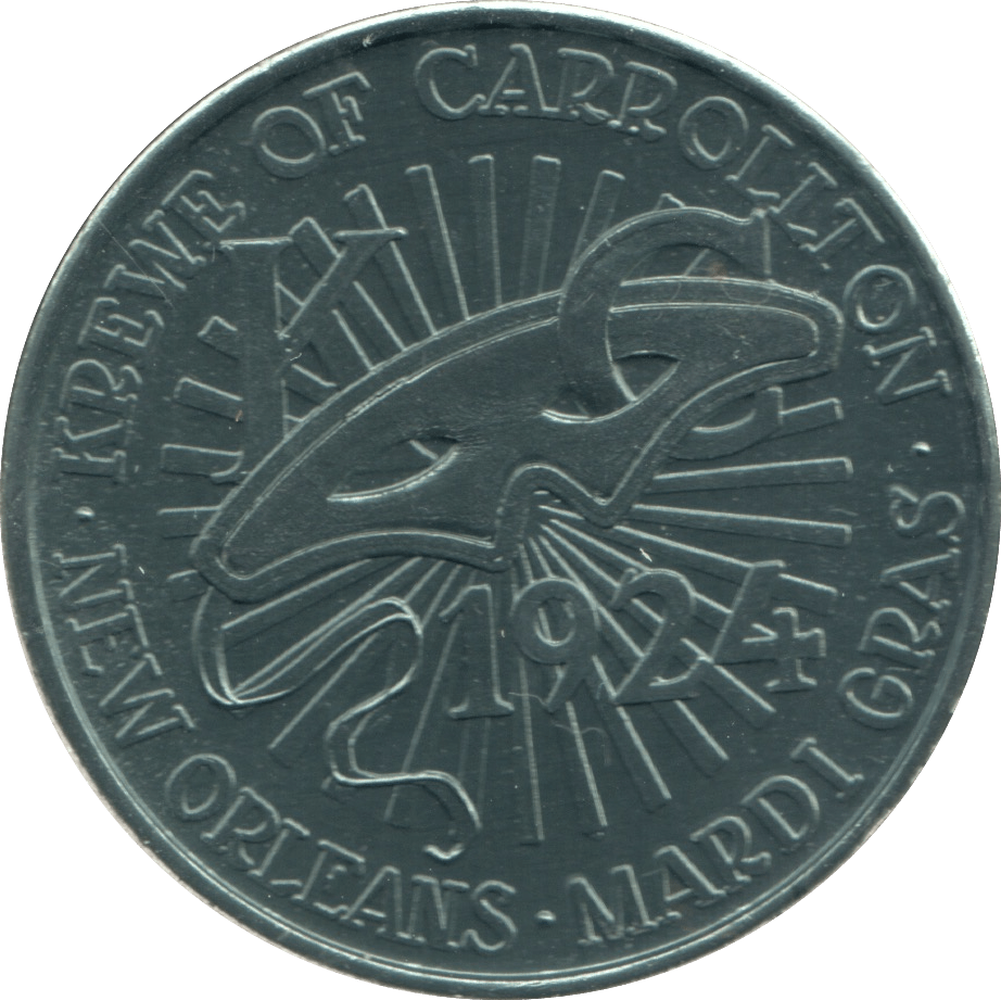 mardi gras coin 1980