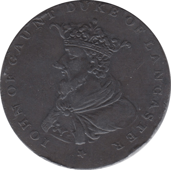 1792 HALFPENNY TOKEN DUKE OF LANCASTER REF A4 Cambridgeshire