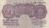 10 SHILLINGS BANKNOTE PEPPIATT REF SHILL - 16 - 10 SHILLINGS BANKNOTES - Cambridgeshire Coins