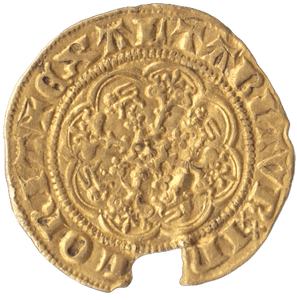 1464 - 1470 GOLD QUARTER RYAL EDWARD IV - HAMMERED COINS - Cambridgeshire Coins