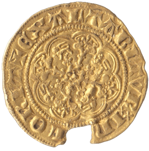 1464 - 1470 GOLD QUARTER RYAL EDWARD IV - HAMMERED COINS - Cambridgeshire Coins