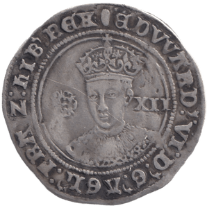 1547 - 1553 EDWARD VI SILVER SHILLING - Hammered Coins - Cambridgeshire Coins