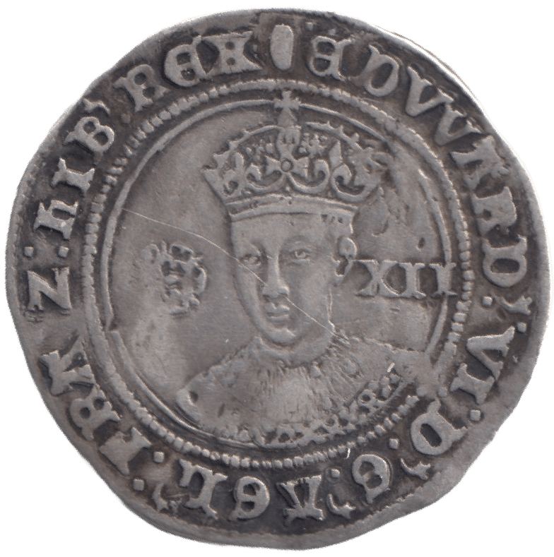 1547 - 1553 EDWARD VI SILVER SHILLING - Hammered Coins - Cambridgeshire Coins