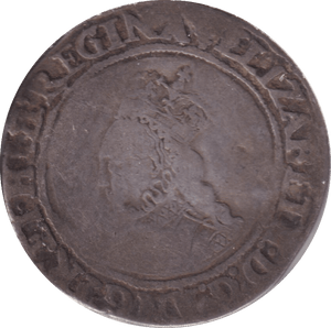 1558 - 1603 ELIZABETH 1ST SHILLING 5 - Hammered Coins - Cambridgeshire Coins