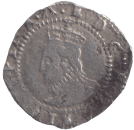 1561 SILVER THREE HALFPENNY ELIZABETH 1ST - HAMMERED COINS - Cambridgeshire Coins