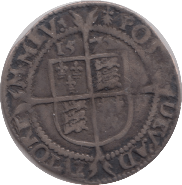 1572 ELIZABETH I SILVER SIXPENCE - Hammered Coins - Cambridgeshire Coins