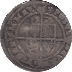 1575 ELIZABETH 1ST THREEPENCE - Hammered Coins - Cambridgeshire Coins