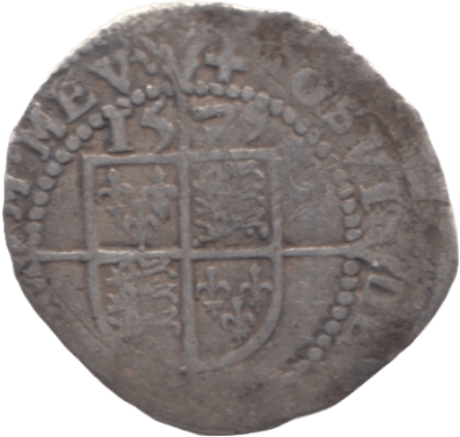 1577 SILVER SIXPENCE ELIZABETH 1ST - Hammered Coins - Cambridgeshire Coins