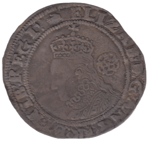 1591 SILVER SIXPENCE ELIZABETH I - HAMMERED COINS - Cambridgeshire Coins