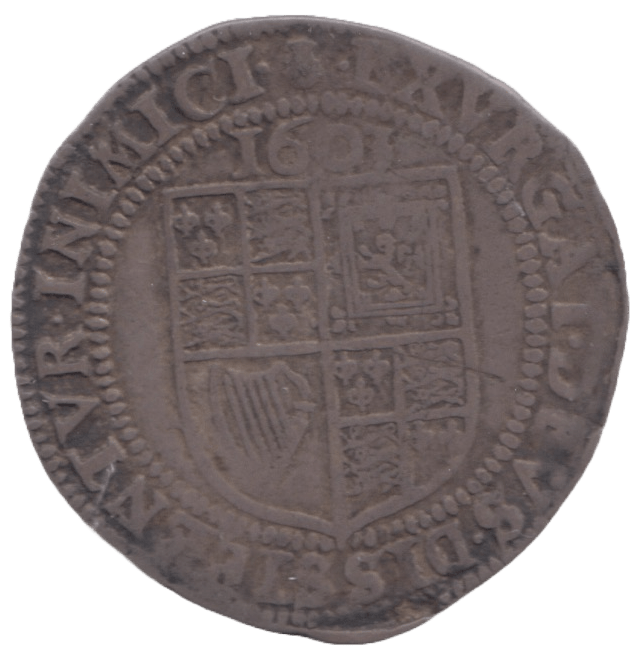 1603 SILVER SIXPENCE JAMES 1ST - HAMMERED COINS - Cambridgeshire Coins