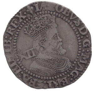 1604 SILVER SHILLING JAMES 1ST - HAMMERED COINS - Cambridgeshire Coins