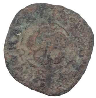 1625 - 1649 CHARLES I ROSE FARTHING - hammered coins - Cambridgeshire Coins