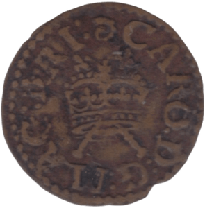 1625 - 1649 RICHMOND FARTHING CHARLES I - hammered coins - Cambridgeshire Coins