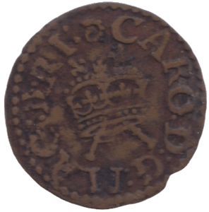 1625 - 1649 RICHMOND FARTHING CHARLES I - HAMMERED COINS - Cambridgeshire Coins