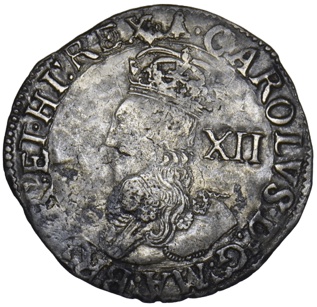 1634 - 1635 SHILLING CHARLES 1ST - Hammered Coins - Cambridgeshire Coins