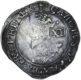 1638 - 1639 SHILLING CHARLES 1ST - Hammered Coins - Cambridgeshire Coins