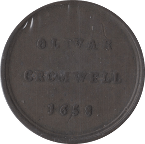 1658 CROMWELL TOKEN - TOEKN - Cambridgeshire Coins