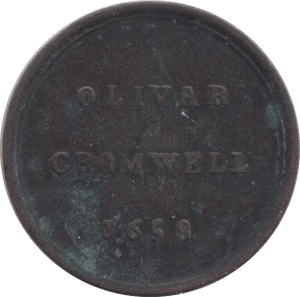 1658 OLIVER CROMWELL COMMEMORATIVE MEDAL - MEDALS & MEDALLIONS - Cambridgeshire Coins