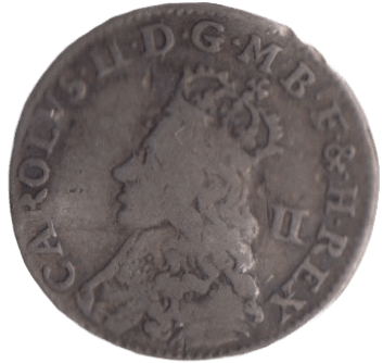 1660 SILVER HALF GROAT CHARLES II - HAMMERED COINS - Cambridgeshire Coins