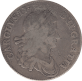 1662 CROWN ( FINE ) - CROWN - Cambridgeshire Coins