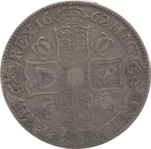 1662 CROWN ( FINE ) - CROWN - Cambridgeshire Coins