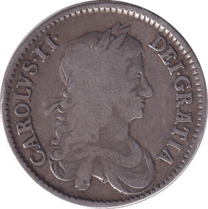 1663 HALFCROWN ( FINE ) - CROWN - Cambridgeshire Coins