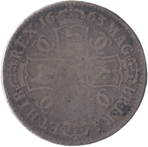 1663 HALFCROWN ( FINE ) - HALFCROWN - Cambridgeshire Coins