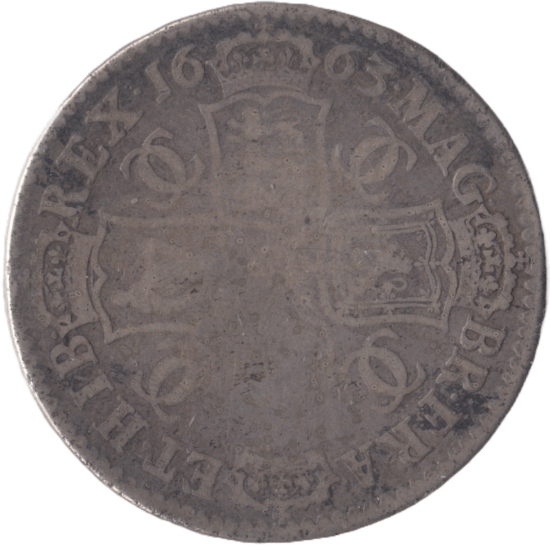 1663 HALFCROWN ( FINE ) - HALFCROWN - Cambridgeshire Coins