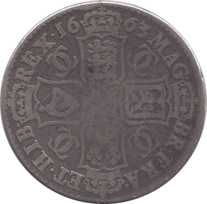 1663 HALFCROWN ( NF ) - Halfcrown - Cambridgeshire Coins