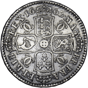 1663 HALFCROWN ( VF ) - Halfcrown - Cambridgeshire Coins