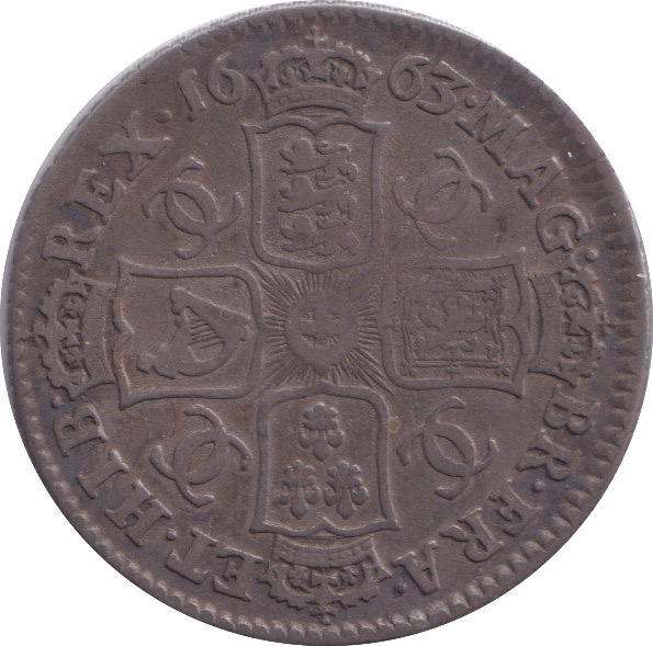 1663 SHILLING ( GF ) - SHILLING - Cambridgeshire Coins