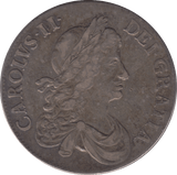 1664 CROWN ( VF ) - CROWN - Cambridgeshire Coins