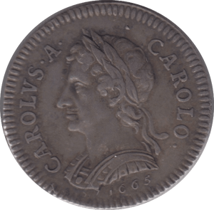 1665 SILVER PATTERN FARTHING CHARLES II - HAMMERED COINS - Cambridgeshire Coins