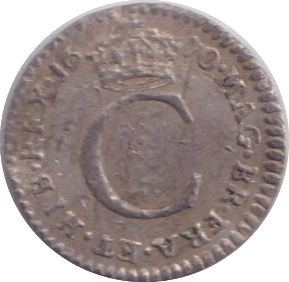 1670 MAUNDY ONE PENNY ( VF ) - MAUNDY ONE PENNY - Cambridgeshire Coins