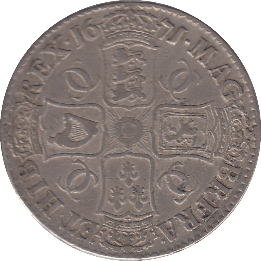 1671 CROWN ( GVF ) Crown Cambridgeshire Coins – Cambridgeshire Coins