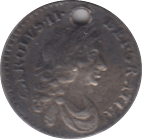 1671 MAUNDY ONE PENNY HOLED ( GVF ) - MAUNDY ONE PENNY - Cambridgeshire Coins