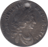 1671 MAUNDY ONE PENNY HOLED ( GVF ) - MAUNDY ONE PENNY - Cambridgeshire Coins