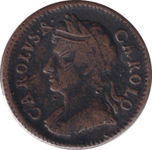 1672 FARTHING ( FAIR ) - FARTHING - Cambridgeshire Coins