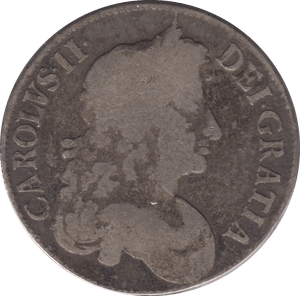 1673 CROWN ( FINE ) - CROWN - Cambridgeshire Coins