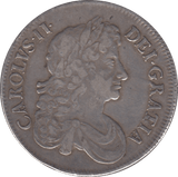 1673 CROWN ( VF ) - CROWN - Cambridgeshire Coins