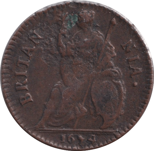 1674 FARTHING ( GF ) - SHILLING - Cambridgeshire Coins