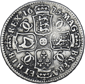 1675 HALFCROWN ( GF ) - Halfcrown - Cambridgeshire Coins