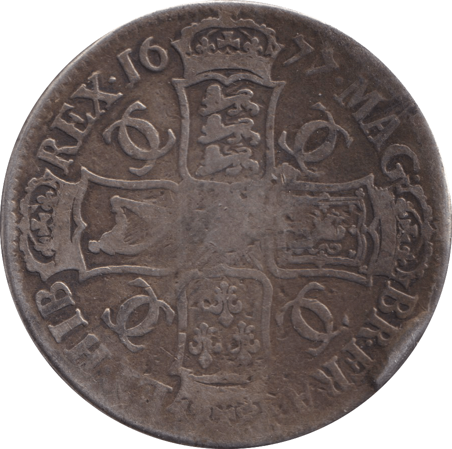 1677 CROWN ( FINE ) - CROWN - Cambridgeshire Coins