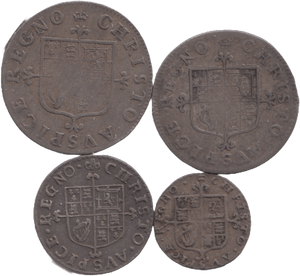 1677 MAUNDY SET CHARLES II - Maundy Set - Cambridgeshire Coins