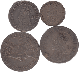 1677 MAUNDY SET CHARLES II - Maundy Set - Cambridgeshire Coins