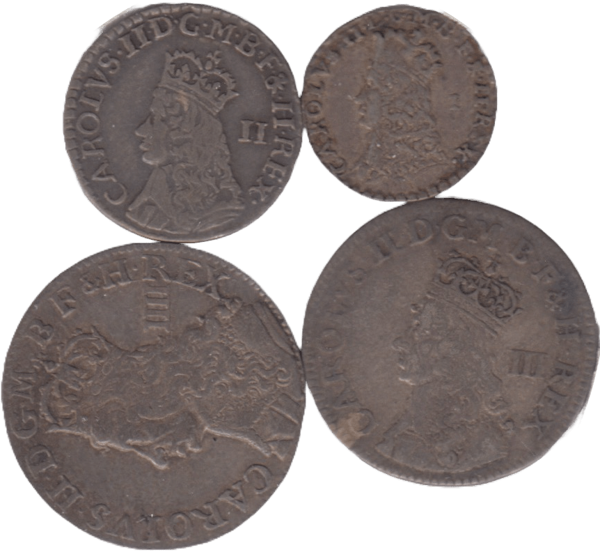 1677 MAUNDY SET CHARLES II - Maundy Set - Cambridgeshire Coins