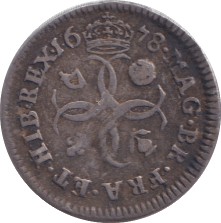 1678 MAUNDY FOURPENCE ( GVF ) - SIXPENCE - Cambridgeshire Coins