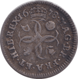 1678 MAUNDY FOURPENCE ( GVF ) - SIXPENCE - Cambridgeshire Coins