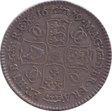 1679 HALFCROWN ( GVF ) - HALFCROWN - Cambridgeshire Coins