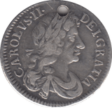 1680 MAUNDY FOURPENCE ( GF ) - MAUNDY FOURPENCE - Cambridgeshire Coins